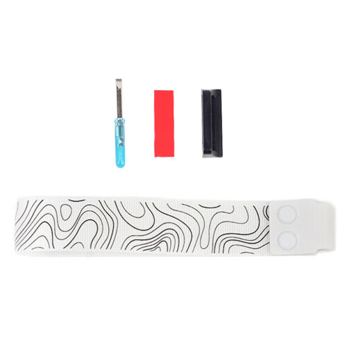 Versatile Keyboard Fire68 Snap Strap Adhesive-White contour