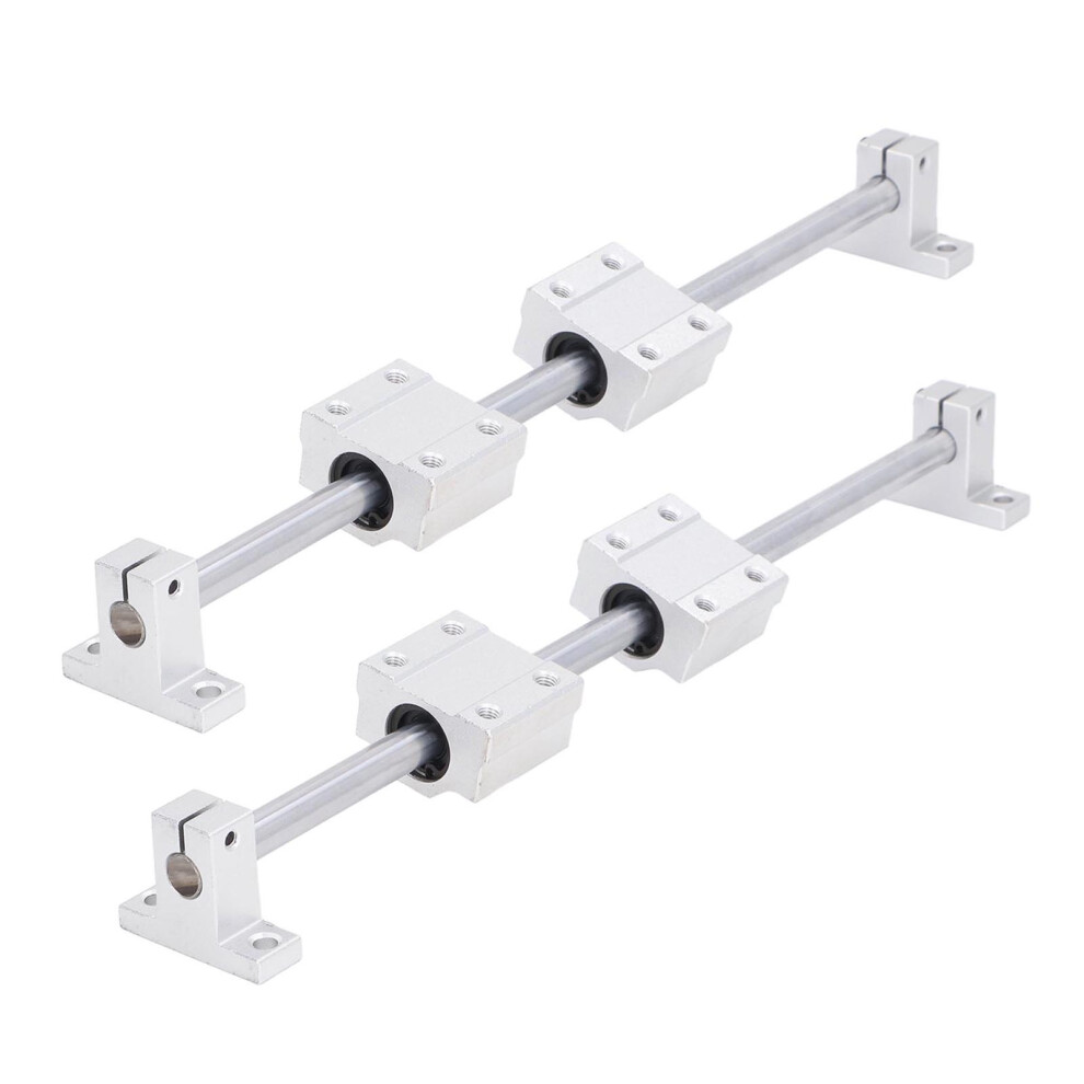 Linear Bearing Slide Set Rail Shaft Kit 10Â350Mm For Cnc Machinery 7681368841998