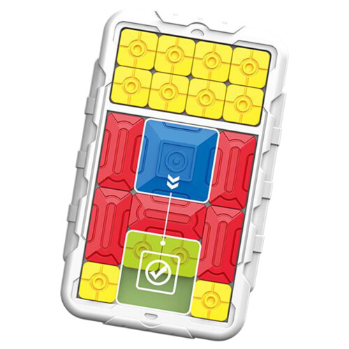 Slide Puzzle, ABS Fidget Toy, Brain Game, 500 Challenges, Interactive Play