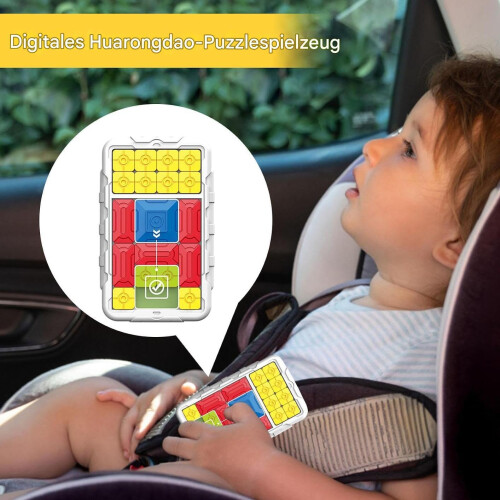 Slide Puzzle, ABS Fidget Toy, Brain Game, 500 Challenges, Interactive Play 1
