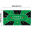 Texas Hold'em Mat, Poker Table Mat, Thick Rubber Tablecloth, NonSlip Game Layout Mat 4