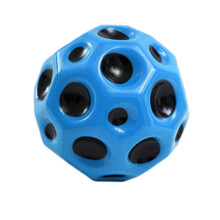 Durable 66mm Blue Elastic Ball for Entertainment Fitness and Relaxation