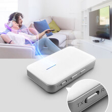 Bluetooth 5.3 Transceiver with Memory Card Support, 2-in-1, 10m Range