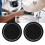 Black 2PCS Drum Head Patch PET Wear-Resistant Protector for Single Pedal Use 1