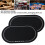 2PCS Black PET Drum Head Patch for Double Pedal - Wear Resistant Protector 4
