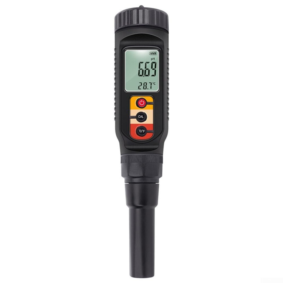 Digital Ph Meter With Temperature Probe For Food And Soil Analysis Portable For Fruits Vegetables Meat Dairy Bread 9426802388794
