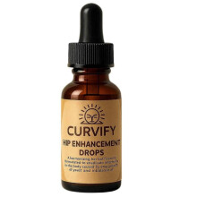 (1pc) 1-3x CURVIFY HIP ENHANCEMENT DROPS BODY OIL, Buttocks firming and shaping 60ML