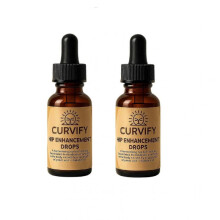 (2pcs) 1-3x CURVIFY HIP ENHANCEMENT DROPS BODY OIL, Buttocks firming and shaping 60ML