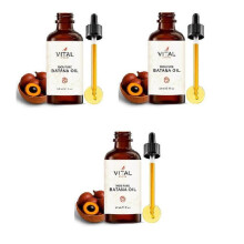 (3pcs) Vital Strands Organic Batana Oil for Hair Growth for All Hair Types 60ml