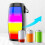 Portable Bluetooth Speaker with Colorful Lights, Memory Card Support, ABS Material 10