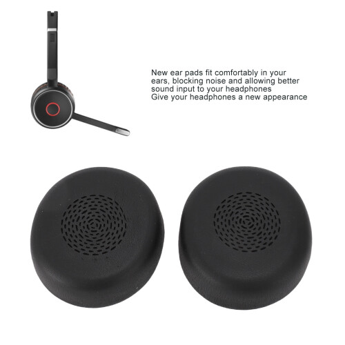 Pads in similpelle sostitutivi per le orecchie per le cuffie wireless Evolve2 75 1
