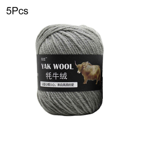 5Pcs DIY Soft Knitting Yarn for Blanket Hat Scarf--Light Purple 2