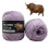 5Pcs DIY Soft Knitting Yarn for Blanket Hat Scarf--Light Purple 2