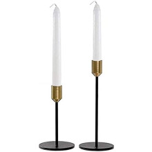 Dekorativer Kerzenständer, elegantes Design für Hochzeiten, Dinnerpartys, hochwertige Materialien (2 Stück)
