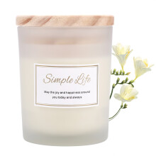 Pleasant Surprise Gift, Handmade Scent Candles, Natural Non Toxic Lavender Calming Scented, Essential Oils Infused Aromatherapy Candle, Soothe Your Se