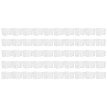 Wielokrotnego użytku pojemniki na świece DIY, przezroczyste plastikowe formy do majsterkowania, 50 sztuk pojemników odpornych na ciepło, trwałe