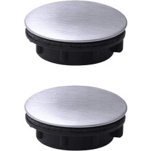 Faucet Cover for Kitchen Sink, Rubber Gasket Faucet Cover with Leak Proof Seal, Durable Tap Hole Cover for Bathroom Bathtub Countertop, Stainless Stee