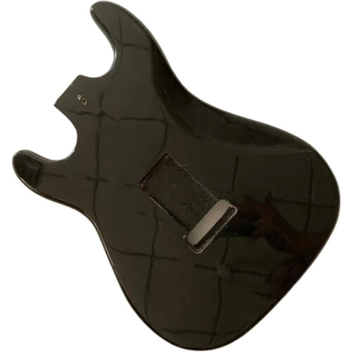 Electric Guitar Kit, ST E Guitar Body Made of Solid Wood 2