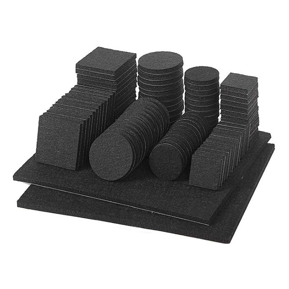 Self-Adhesive Felt Pads For Furniture Legs, Multi-Size Furniture Pads Set With Cuttable Felt Pads Design, Felt Furniture Pads For Hardwood Floors, 9340959466382