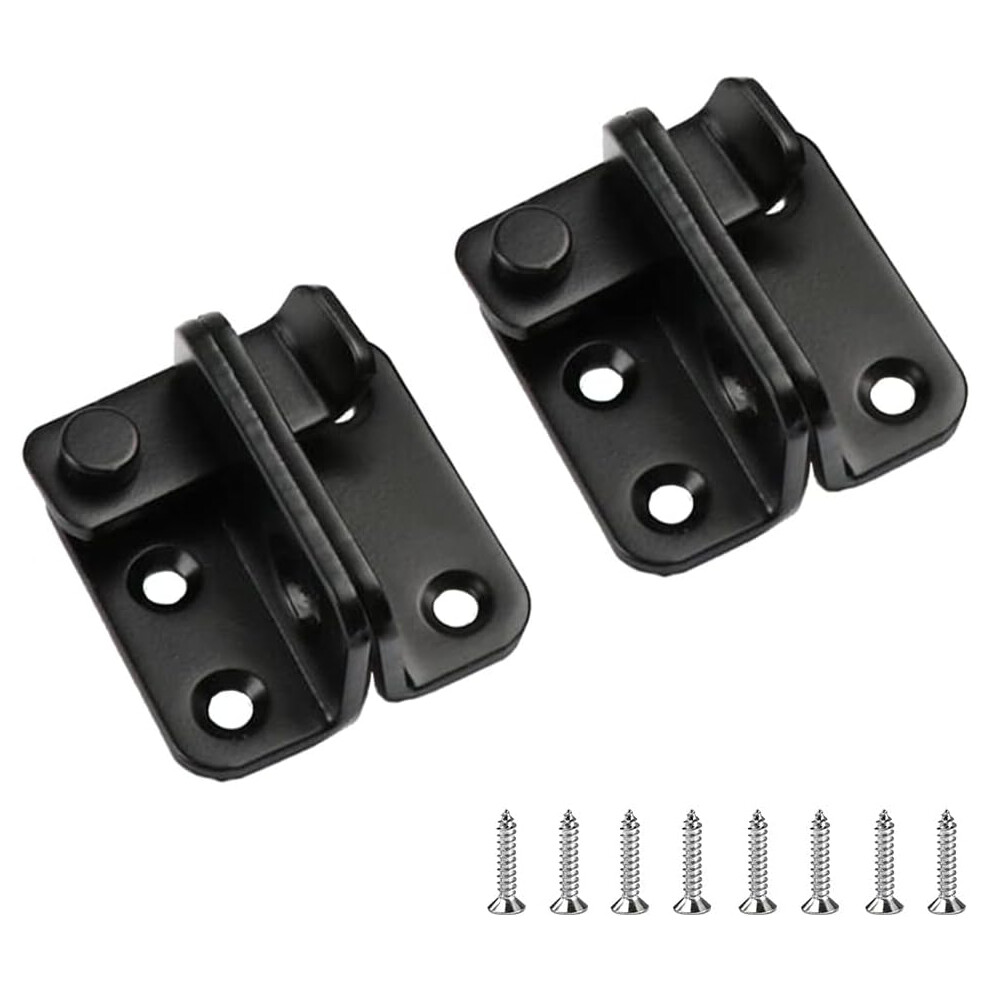Stainless Steel Latch For Enhanced Security, Solid Metal Construction Offers Durability Against Intrusion, Easy Installation With Included Hardware, 9482726666059