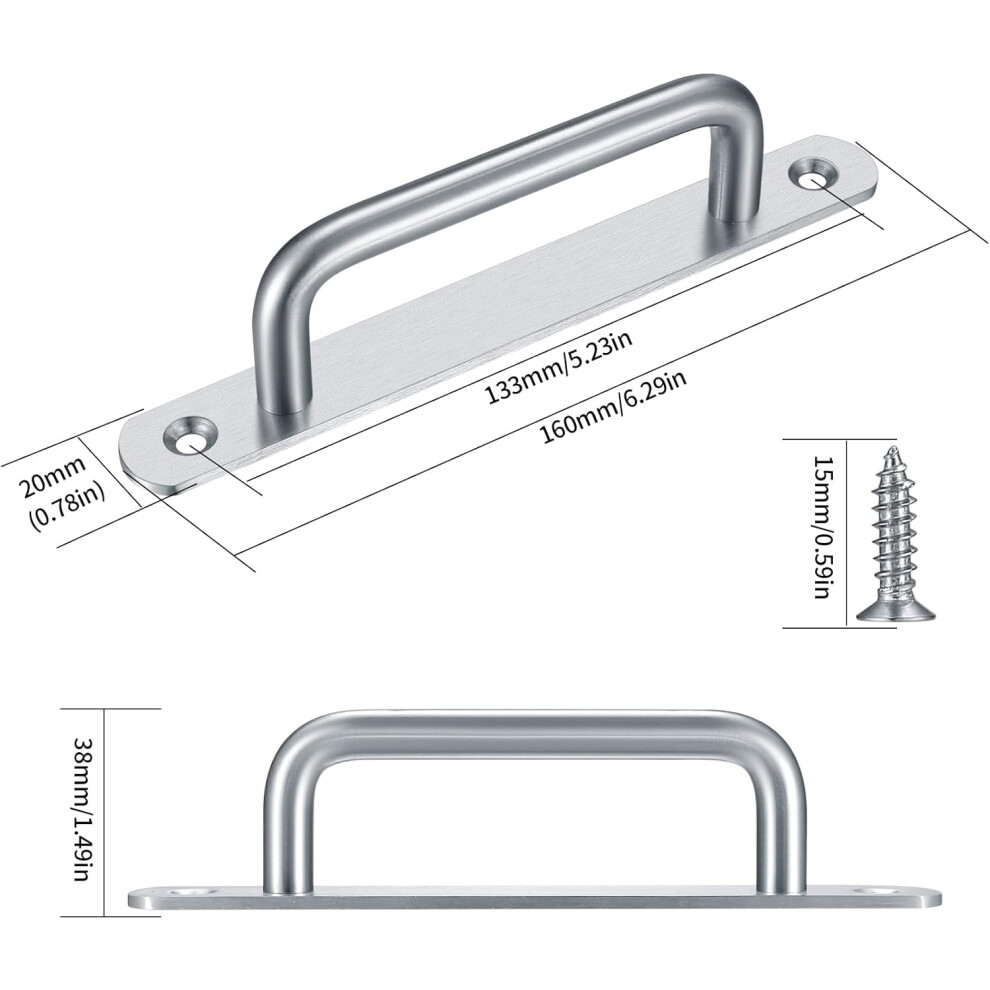 Sleek Door Enhancements, Modern Design Door Handles Stainless Steel For Consistent Support Over Years 9128293879910