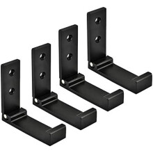 Foldable Coat Racks for Clothes, Heavy Duty Wall Hooks Foldable, Space Aluminium Headphone Holder Hooks Wall Mounted for Towels, Hats, Coats, Elegant