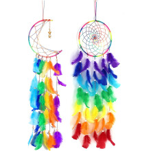 Tie Dye Decor Dream Catcher, Lightweight & Handmade for Easy Installation, Colorful