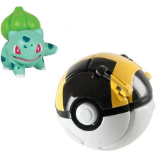 Figuras e Pokébola interativas de Pokémon, conjunto Clip 'N' Go para jogabilidade perfeita, produtos oficialmente licenciados com botão de ação