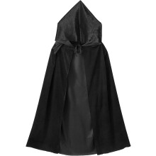 Plášť na hranie rolí pre deti a dospelých, čarodejnícky plášť s kapucňou na cosplay kostým, gotický plášť na halloweensky a