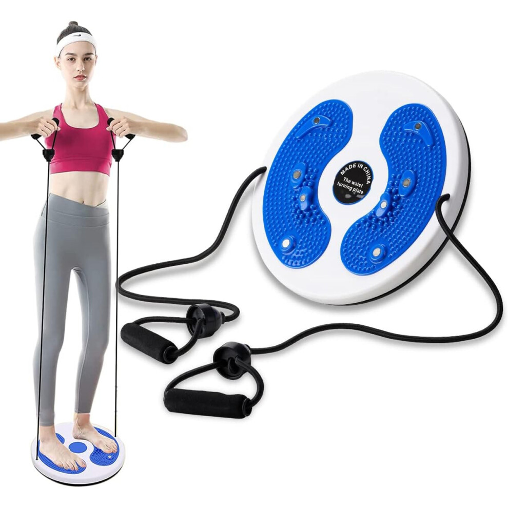 Body Shaping Waist Whisper Disc with Massage Soles, Non-Toxic Polypropylene Resin Twisting Disc for Slimming, Portable Fitness Companion for Home and