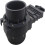 RV Waste Valve, Extensible Design Offers Flexibility in Installation, ABS Plastic Handle for Comfortable Grip, Black 5