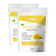 (2packs) Mullein Leaf Tea Bags Herbal Lung Cleansing Breathing Cough Relieve Tea