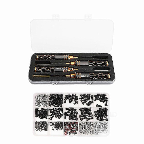 Metal Screws Nuts Screwdriver Repair Tools Kit for RC Car DIY Tool