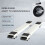 2pcs Range Extendable Washing Machine Wheels, White, 16 Wheels 5