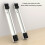 2pcs Range Extendable Washing Machine Wheels, White, 16 Wheels 7