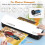 Laminating machine with 50 pouches, thermal laminator with indicator light, fast heating, two modes. 3