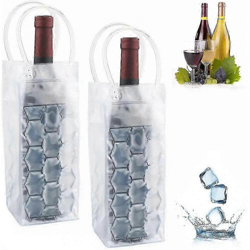 Ice Wine Bag, Wine Chiller, Wine Cooler Refrigerator Set 2