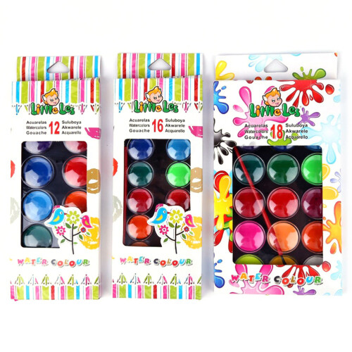 18 Box Aquarellpigment Aquarellfarbe 1