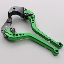 (Long stemmed green) Motorcycle S1000RR 2015-2020 modified adjustable aluminum alloy brake horn handle lever