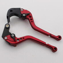 (Long stemmed red) Motorcycle S1000RR 2015-2020 modified adjustable aluminum alloy brake horn handle lever