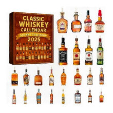 (CLASSIC WHISKEY) Festive 2025 Beer Advent Calendar Whisky Arrival Festival Calendar - Christmas - Holiday Gift Set-dzjm2
