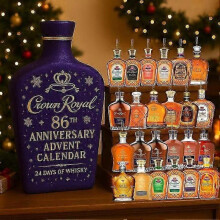 (CrownRoyal 86th) Festive 2025 Beer Advent Calendar Whisky Arrival Festival Calendar - Christmas - Holiday Gift Set-dzjm2