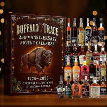 (Buffalo Trace) Festive 2025 Beer Advent Calendar Whisky Arrival Festival Calendar - Christmas - Holiday Gift Set-dzjm2