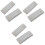 6Stk Gepolsterte Bag Handle Wraps PU Leder Graue Handgriffhüllen 3