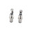 (Silver) 2PSCS RJXHOBBY DC 5.5 x 2.5mm Power Solder Welding Plug End Connection 4