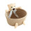 Portable Handmade Storage Container with Bear-khaki bear small 1
