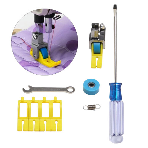 Roller Presser Foot for Sewing Machines Smoothly Stitching Easy 1