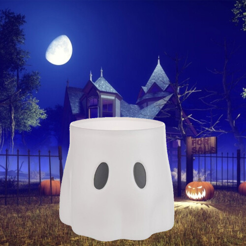 Vase de pots de fleurs fantomatiques pour Halloween,-petit 2