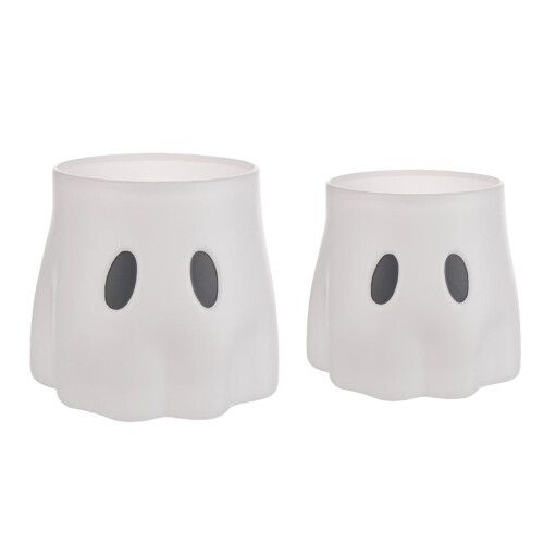 Speelse Ghosting Planter Vaas Candy Bowl voor Halloween-klein 1