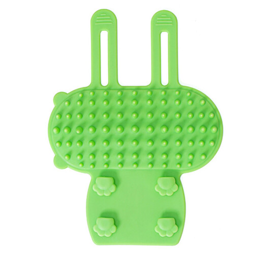 Cats Wall Corner Groomer Self Grooming Brush Efficient-Green
